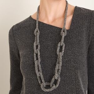 Chico's Silver Lumi Necklace
